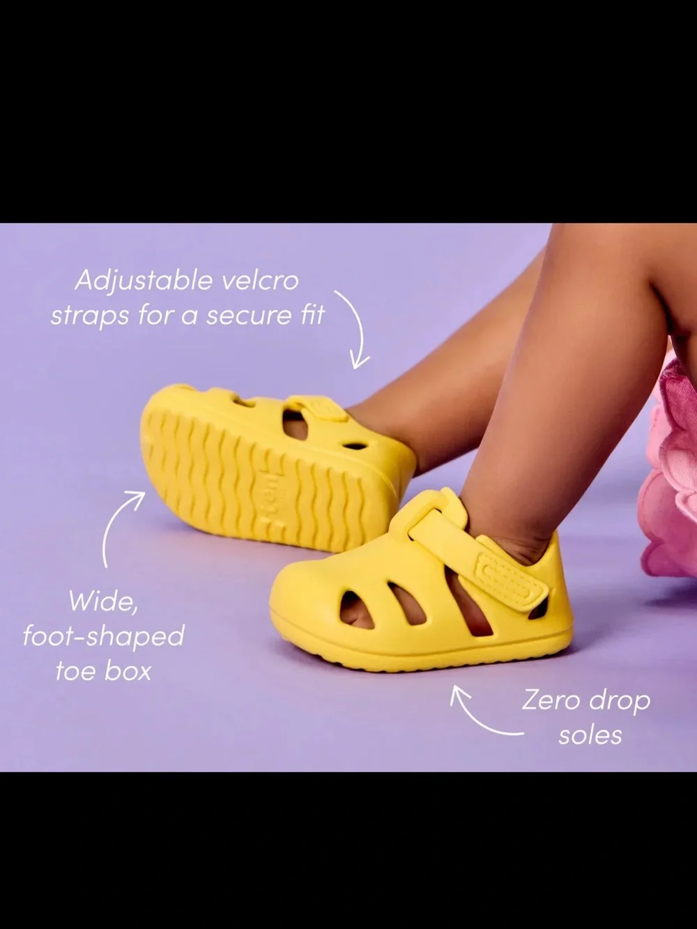 Ten Little Lavender Water-Ready Sandals